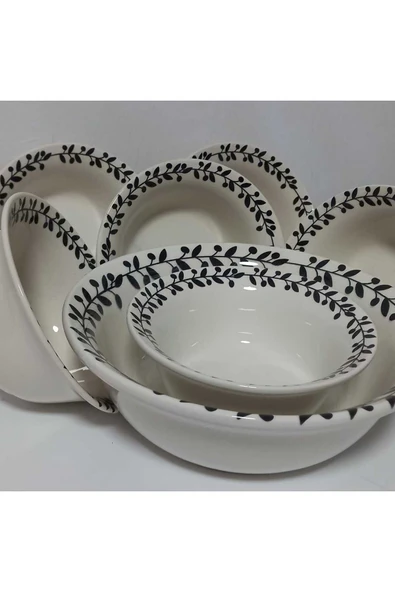 Benante 7 parça Seramik Çerezlik - Resim 4