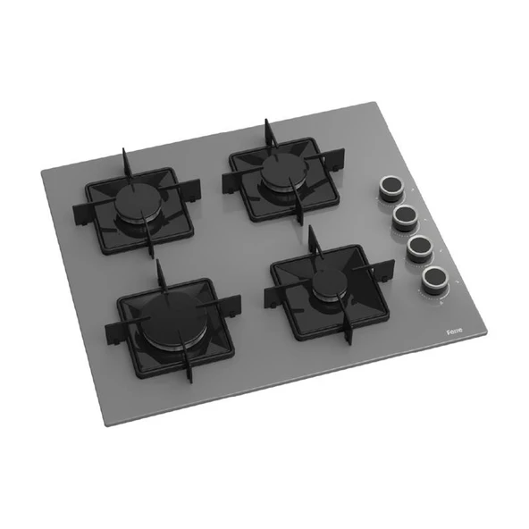 FERRE SS208 60 CM GRİ ANKASTRE OCAK - Resim 2