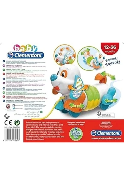 CLEMENTONI Baby Çek Çek Köpek 17262 - Resim 4