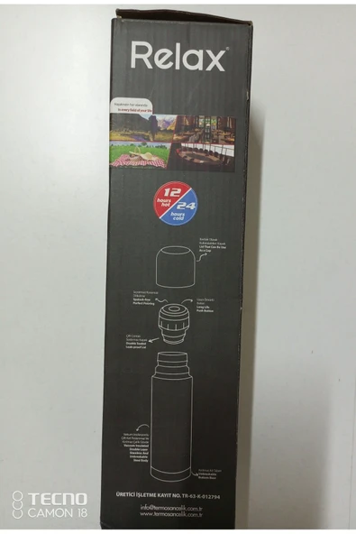 Relax TERMOS 750 ML - Resim 3