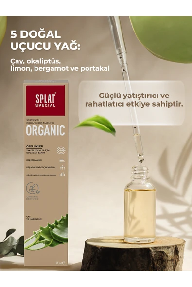 Splat Special Diş Macunu Organic Aloe Vera 75 ml |diş Eti Onarımı - Resim 3