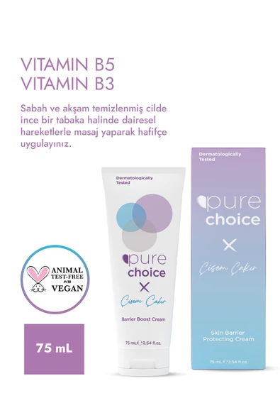 Pure Choice X Çisem Çakır Bariyer Güçlendirici Cilt Bakım Kremi 75 ML - Resim 4