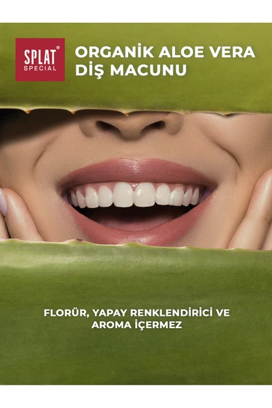 Splat Special Diş Macunu Organic Aloe Vera 75 ml |diş Eti Onarımı - Resim 2