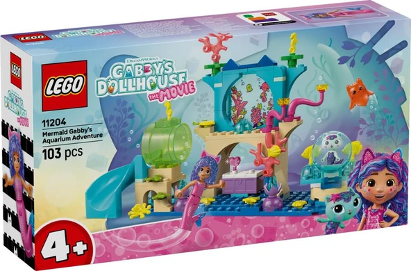 LEGO Gabby's Dollhouse 11204 Mermaid Gabby's Aquarium Adventure ürün görseli