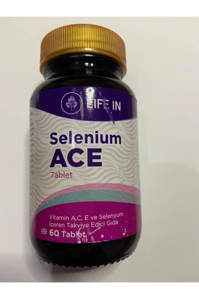 Life In Selenyum Ace 60 Tablet Ingiliz ürün görseli