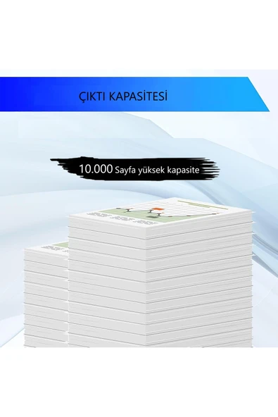 Canon CRG-057H ( CRG057H ) Canon İ-Sensys LBP-236dw Yazıcı Uyumlu Çipli Muadil Toner 10.000 Sayfa - Resim 3