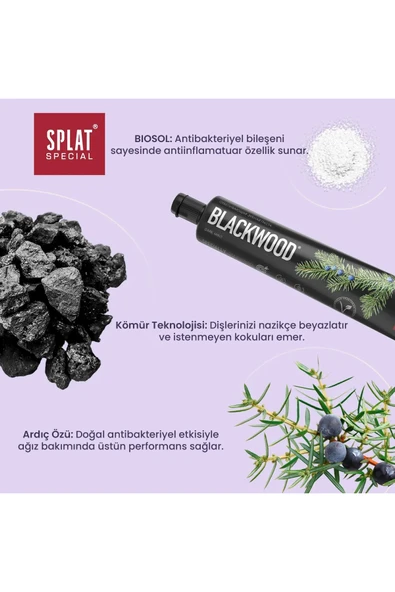Splat Special Blackwood Diş Macunu 75 ml - Resim 5