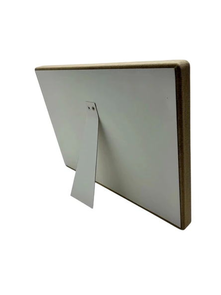 Süet Kumaş Kahve 34-24 Cm Ayaklı 17 Pedli Kolye Tabla Stand - Resim 3