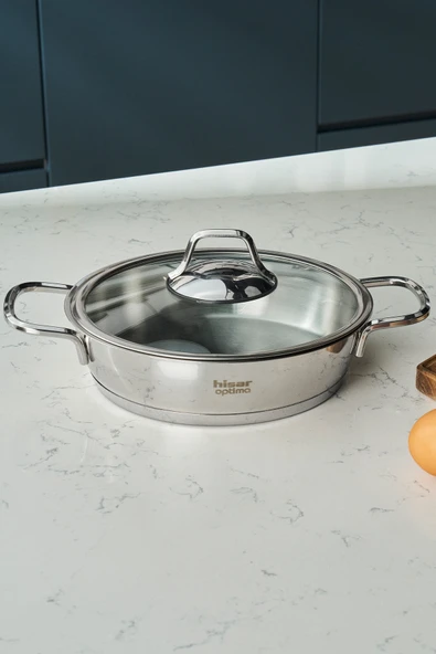 Hisar Optima Bergama İndüksiyon Tabanlı Çelik Sahan 20 cm ürün görseli