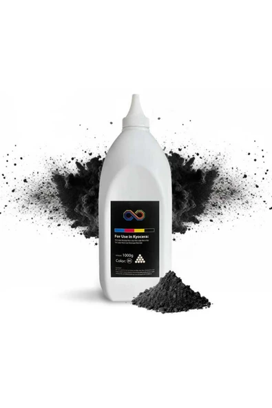 KYOCERA TK-1160,TK3170/TK-6108/TK1150/TK-1160 Uyumlu Toner Tozu 1 kilo tüm kyocera yazıcılar için siyah toz ürün görseli