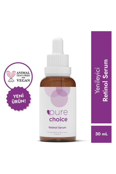 Pure Choice Retinol Serum, 30ml - Yaşlanma Karşıtı ve Yenileyici ürün görseli
