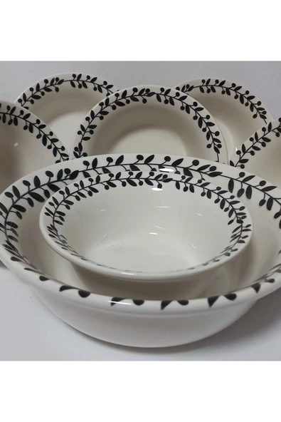 Benante 7 parça Seramik Çerezlik - Resim 5