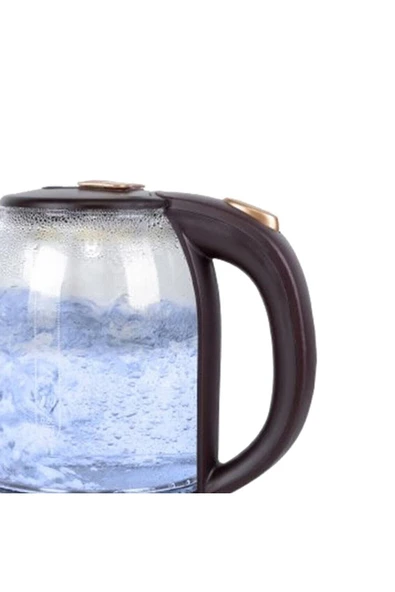 Heifer Led Işıklı Cam Kettle Renk Değiştiren Su Isıtıcı - 1