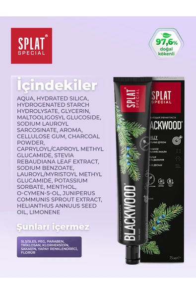 Splat Diş Macunu 4 Ton Beyaz 75 ml - Resim 6