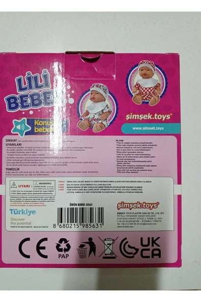 Şimşek Toys LİLİ KONUŞAN BEBEK - Resim 2