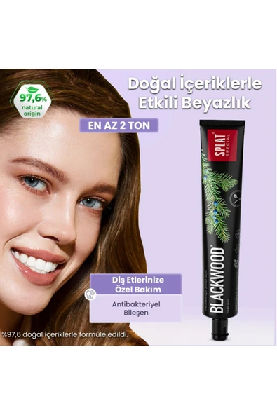 Splat Special Blackwood Diş Macunu 75 ml ürün görseli