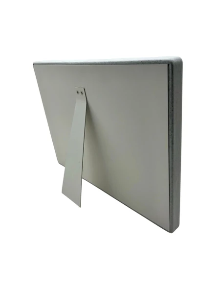 Süet Kumaş Gri 34-24 Cm Ayaklı 17 Pedli Kolye Tabla Stand - 3