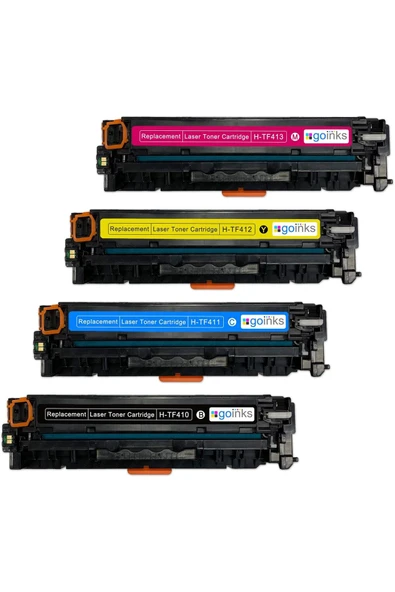 HP CF410X, CF411X, CF412X, CF413X TONER YUKSEK KAPASİTE SET BCMY ürün görseli