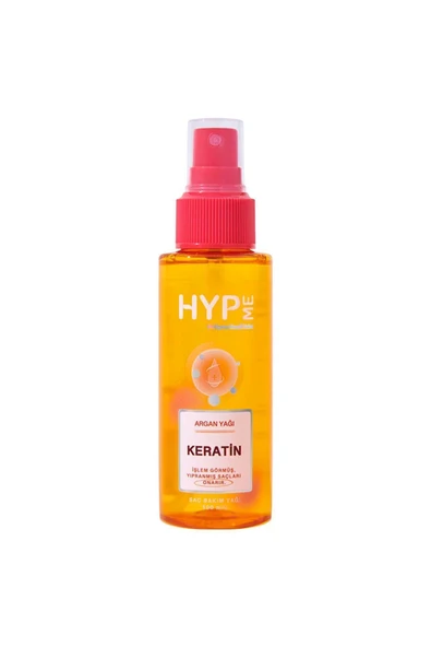 HYP ME Keratin Onarıcı Saç Bakım Yağı 100 ml ürün görseli