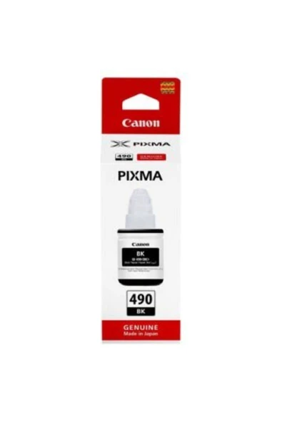 Canon Gı-490 Siyah Şişe Mürekkep Kartuş 0663c001 ürün görseli