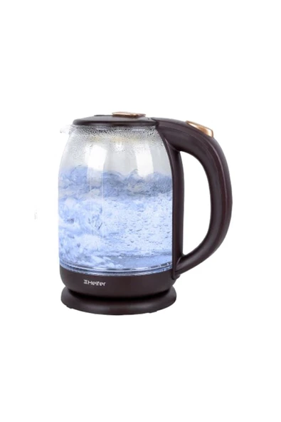 Heifer Led Işıklı Cam Kettle Renk Değiştiren Su Isıtıcı - 2