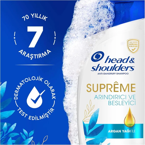 Head&Shoulders Supreme Arındırıcı ve Besleyici Argan Yağı İle Şampuan 300 Ml - Resim 5