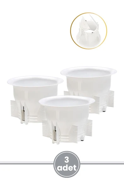 3 Adet Sessiz Wc Kapağı Çift Kapaklı, Çift Açılır Mekanizmalı Tuvalet WC Matik 3’lü Set ürün görseli 1