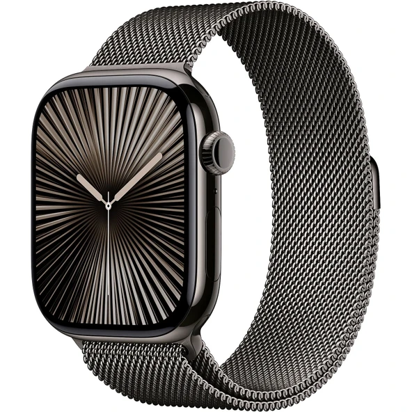 Apple Watch 10 GPS + Cellular 46 mm Arduvaz Kasa Akıllı Saat ve Arduvaz Milano Loop-M/L - 1