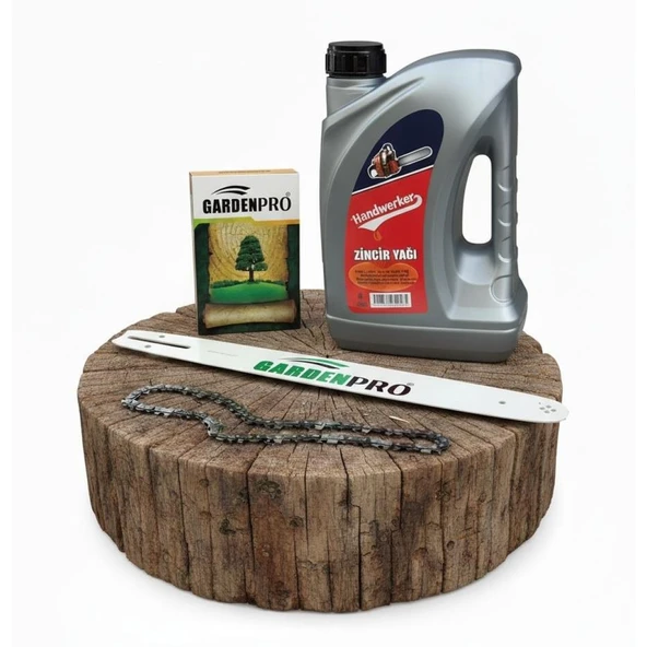 Hyundai Turbo 650 / 700 / 6500 Motorlu Testere Kılavuzu ,3 Lt Yağ Ve Zinciri ürün görseli