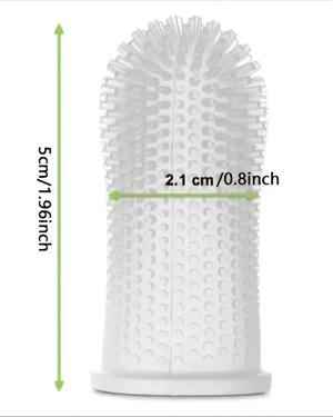 1 Adet - Süper Yumuşak Köpek ve Kedi Parmak Diş Fırçası | Yavru Köpekler ve Küçük Evcil Hayvanlar İçin Nazik Diş Temizleme Aracı | Stoktaki Uygun Renge Göre Gönderilecektir - 9