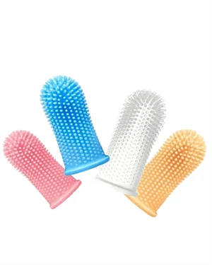 1 Adet - Süper Yumuşak Köpek ve Kedi Parmak Diş Fırçası | Yavru Köpekler ve Küçük Evcil Hayvanlar İçin Nazik Diş Temizleme Aracı | Stoktaki Uygun Renge Göre Gönderilecektir - 8