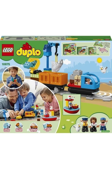 LEGO DUPLO Kargo Treni 10875 - Çocuklar için Oyuncak Yapım Seti (105 Parça) - Resim 4