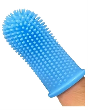 1 Adet - Süper Yumuşak Köpek ve Kedi Parmak Diş Fırçası | Yavru Köpekler ve Küçük Evcil Hayvanlar İçin Nazik Diş Temizleme Aracı | Stoktaki Uygun Renge Göre Gönderilecektir - 5