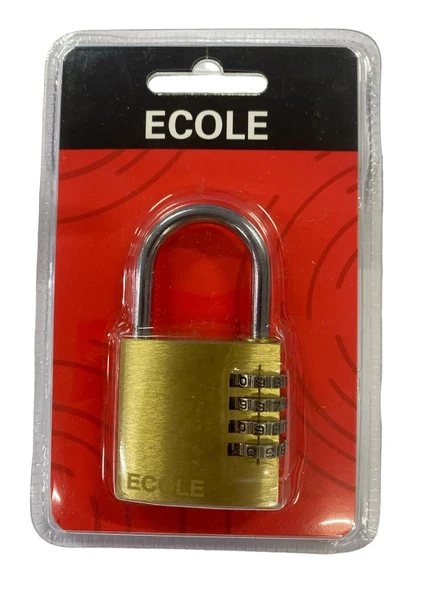 Ecole Şifreli Asma Kilit 40 mm ürün görseli 1