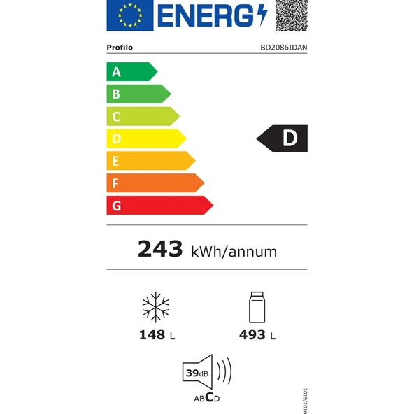 Profilo BD2086IDAN D Enerji Sınıfı 641 Lt Nofrost Üstten Donduruculu Buzdolabı - 5