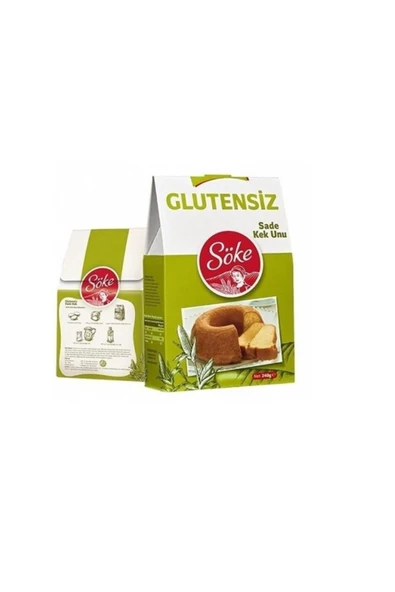Söke Glutensiz Kek Unu Sade 240 gr - 2