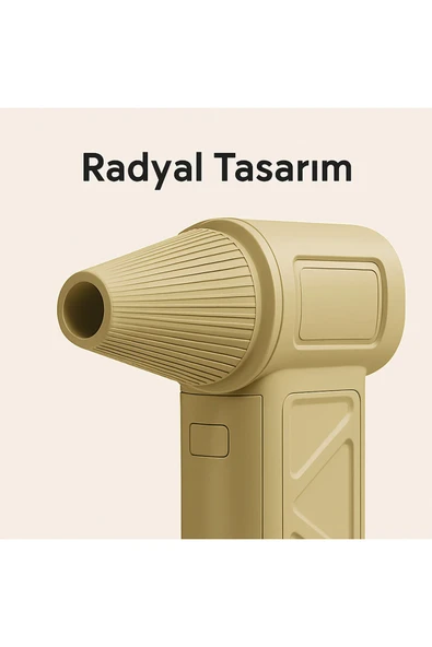 Turbo Elektrikli Hava Kompresörü  130.000 RPM, Çok Amaçlı, Taşınabilir, Güçlü Üfleme - 7