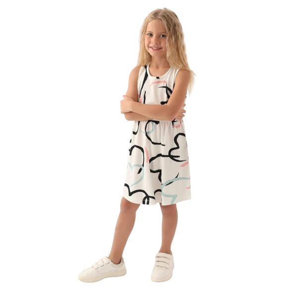 Kız Çocuk Elbise RP3398-3 - Resim 9