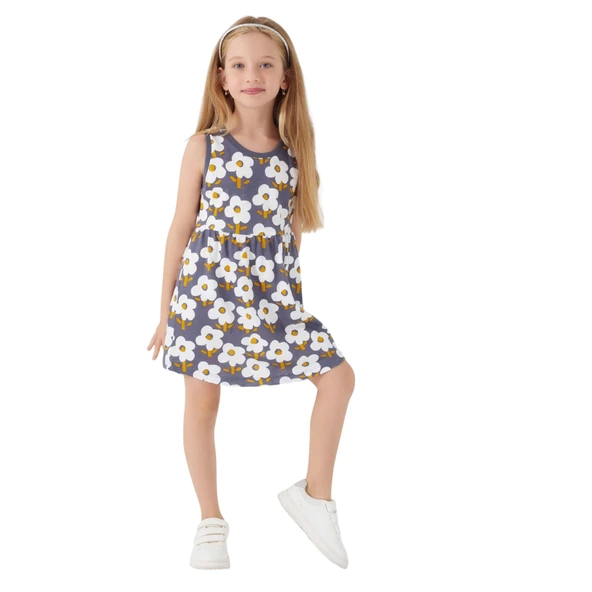 Rolypoly Florals Kız Çocuk Elbise - Resim 8