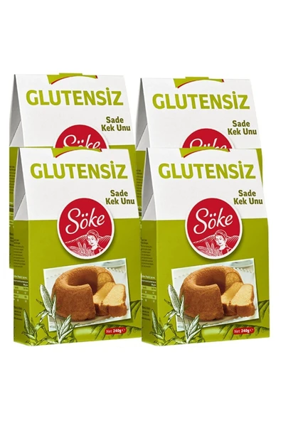 Glutensiz Kek Un Sade 4x240 g 4 lü Set - 1