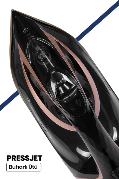 Goldmaster Pressjet 2400 Watt Seramik Tabanlı 170 gr Etkili Şok Buharlı Ütü