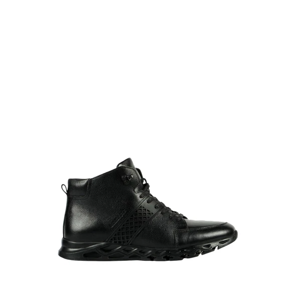 Hakiki Deri Siyah Outdoor Erkek Bot ürün görseli