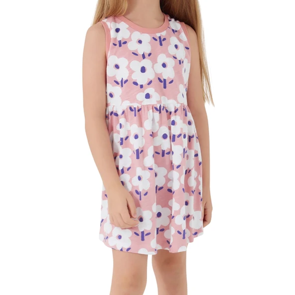 Rolypoly Florals Kız Çocuk Elbise - Resim 4