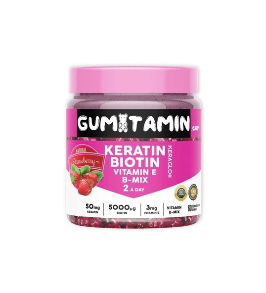 Gumitamin Keratin ve Biotin 60 Gummies ürün görseli