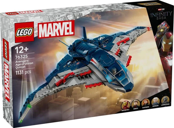LEGO Super Heroes 76325 Avengers: Age of Ultron Quinjet ürün görseli 1
