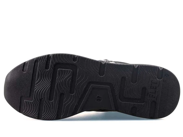 Kadın Siyah Yüksek Topuk Ortopedik Taban Cilt Spor Bot - 7