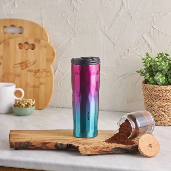 Karaca Joyful Sızdırmaz Çelik Termos Pembe 500 ml - 1