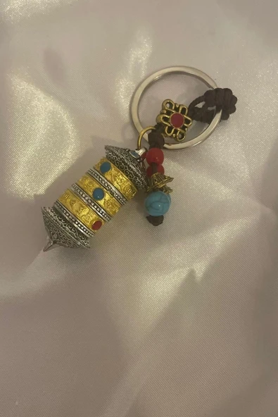 Feng Shui Wu İyi Şanslar Çin Parası Servet Anahtarlık Araba Süs Şans Çarkı - Resim 7