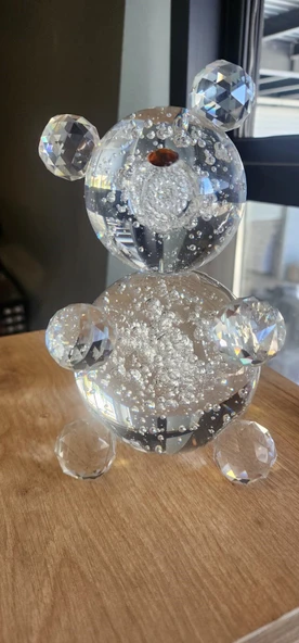 KRİSTAL AYI FİGÜRLÜ DEKOR