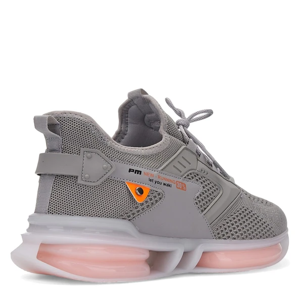 ErkekGri Akıllı Hafıza Taban Sneaker Spor Ayakkabı - 2